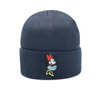 Disney Knit Beanie Winter Hat for Women Minnie Mouse, Navy Beanie, Small-Large