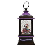 Disney Kurt Adler 9-Inch Battery-Operated Nightmare Before Christmas Jack and Sally Spinning Musical Light-Up Lantern Table Piece, No Size, Multi Color