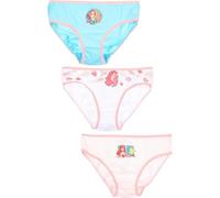 Disney La Little Mermaid Set of 3 Ariel Briefs for Girls 100% Cotton, pink, 5-6 Jahre