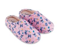 Disney Ladies Lilo and Stitch Clog Slippers - Ladies Classic Lilo and Stitch Slip On Clog Slippers Soft House Slippers, Pink, 7-8