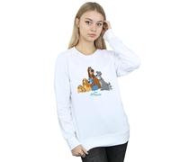 Disney Lady And The Tramp Classic Group Sweatshirt In White White L
