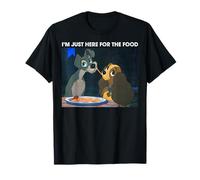 Disney Lady And The Tramp I'm Just Here For The Food Meme T-Shirt