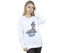 Disney Lady And The Tramp Just Like Dad Sweatshirt In White White