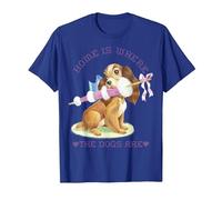 Disney Lady And The Tramp Lady Home Is Where The Dogs Are T-Shirt, Men, Royal Blue, Medium