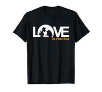 Disney Lady and The Tramp Love at First Bite Silhouette T-Shirt