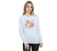 Disney Lady And The Tramp Love Sweatshirt In Grey Grey