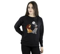 Disney Lady And The Tramp Moon Sweatshirt In Black Black XXL