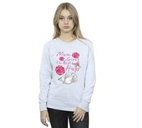 Disney Women's Lady & The Tramp Mum Hugs Sweatshirt in Grey | Size: Large Disney Grey L