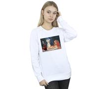 Disney Lady And The Tramp Spaghetti Photo Sweatshirt In White White S