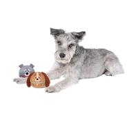 Disney Lady and The Tramp Squeaky Plush Dog Toy 2-Pack - Two 3.5-Inch Plush with Squeakers Inside