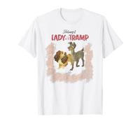Disney Lady And The Tramp Vintage Cover T-Shirt