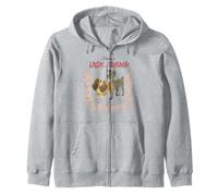 Disney Lady And The Tramp Vintage Cover Zip Hoodie