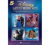 Five Finger Piano Songbook: Disney Latest Movie Hits: Five-Finger Piano - 8 Songs for Beginners