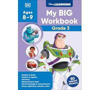 Disney Learning Big Workbook Grade 3: Math & English Workbook for Kids Aged 8-9, Curriculum-Based