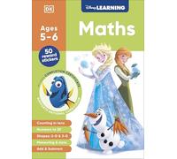 Disney Learning Maths (Ages 5-6): Year 1 KS1 Counting, Measuring, Add & Subtract Workbook for Kids, Aligned with National Curriculum
