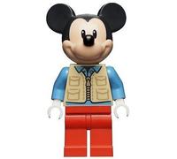 LEGO Disney Mickey Mouse Tan Safari Vest Minifigure from 10777