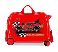 Disney Cars Lightning Mcqueen Red Kids Rolling Suitcase 50 x 38 x 20 cm Rigid ABS Combination Lock 34 Litre 2.1 kg 4 Wheels Hand Luggage