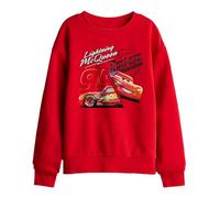 Disney Lightning Mcqueen Rusteze Kids Sweatshirt, Red, 5-6