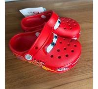 Disney Lightning Mcqueen Shoes Led Lighted Car Kids Slippers Animation Children Beach Sandals Boys Girl Gift red
