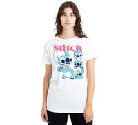 Lilo And Stitch 100 Kisses Womens T-Shirt S-2XL, White