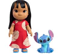 Just Play Disney Lilo & Stitch 14-inch Poseable Lilo Doll with 5-inch Stitch Figure, Collectible Toys, Toy for Fans, Girls, Boys, Kids, Ages 3 and Up