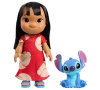 Disney Lilo And Stitch 14 Inch Poseable Lilo Doll with 5 Inch Stitch Figure NEW