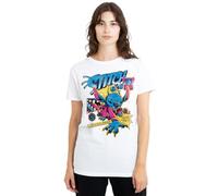 Disney Lilo and Stitch 626 Comic Ladies T Shirt, White, Medium