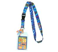 Disney Lilo and Stitch Aloha Breakaway Lanyard ID Badge Holder with 2"""" Rubber Charm