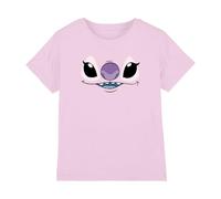 Disney Lilo and Stitch Angel Face Kids T Shirt, Pink, 7-8