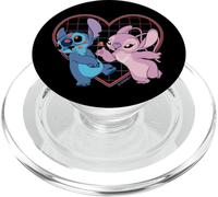 Disney Lilo and Stitch Angel Heart Kisses PopSockets PopGrip for MagSafe