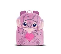 Disney Lilo and Stitch Angel Heart-Plush Backpack, Pink
