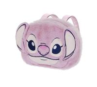 Disney Lilo and Stitch Angel Heart-Plush Face Backpack, Pink