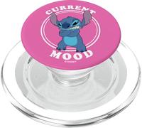 Disney Lilo and Stitch Angry Stitch Current Mood Hot Pink PopSockets PopGrip for MagSafe