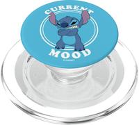 Disney Lilo and Stitch Angry Stitch Current Mood Teal PopSockets PopGrip for MagSafe