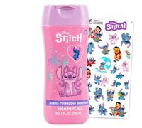 Disney Lilo and Stitch Bathroom Set for Kids - Bundle with Stitch 8 oz Shampoo Plus Stickers More | Disney Bath Supplies for Children Boys Girls