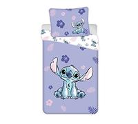 Lilo And Stitch Purple Single Duvet Cover Set 100% Cotton EU Size Kids Bedding