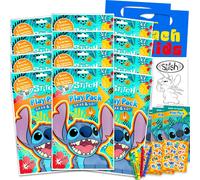 Disney Lilo and Stitch Birthday Party Favors and Supplies Bundle - 12 Stitch Activity Play Packs for Boys Girls with Mini Coloring Books Stickers P