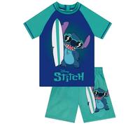 Disney Lilo and Stitch Boys Swimming Costume, Stitch Costume, Boys Swim Shorts and Top Set, Blue 10-11 Years