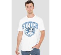 Disney Lilo And Stitch College T-Shirt, White White 4XL