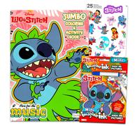 Disney Lilo and Stitch Coloring and Activity Book Set - Bundle with Lilo and Stitch Sticker Activity Book Stitch Imagine Ink Mess-Free Coloring Mor