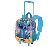 Karactermania Disney Lilo And Stitch Small 3d Wheeled Backpack