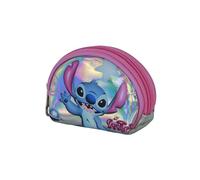 Disney Lilo and Stitch Cosmic-Casual Oval Coin Purse, Silver, 12 x 9 cm