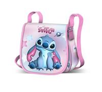 Disney Lilo and Stitch Cosmic-Mini Muffin Crossbody Bag, Pink, 17 x 16 cm