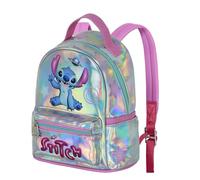 Disney Lilo and Stitch Cosmic-Small Heady Backpack, Silver 22 x 25 cm, Capacity 5 L