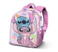 Disney Lilo and Stitch Couple-Basic Backpack, Pink, 30 x 38 cm, Capacity 13 L