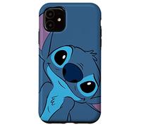 Disney Lilo and Stitch Cute Stitch Face Slate Gray Case for iPhone 11