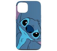 Disney Lilo and Stitch Cute Stitch Face Slate Gray Case for iPhone 13