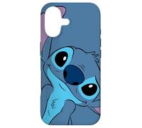 Disney Lilo and Stitch Cute Stitch Face Slate Gray Case for iPhone 17