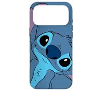 Disney Lilo and Stitch Cute Stitch Face Slate Gray Case for iPhone 17 Pro Max