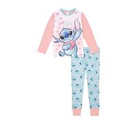 Disney Lilo and Stitch Girls Pyjamas PJs Set, Ages 5 to 15 Years Old (UK, Age, 5 Years, 6 Years, Regular, Pink)